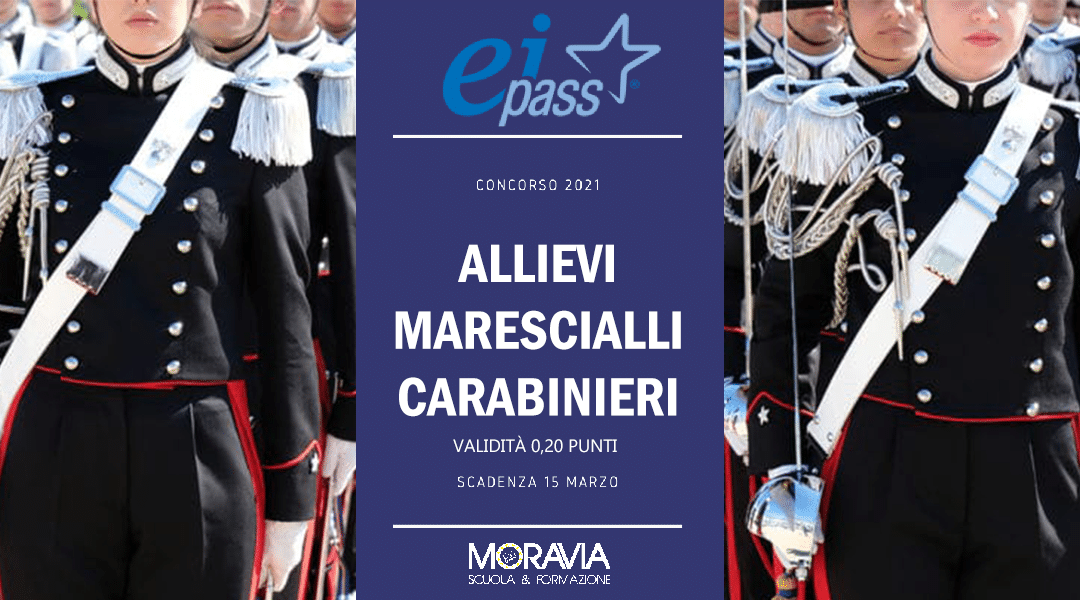 Read more about the article Bando Marescialli Carabinieri 2021